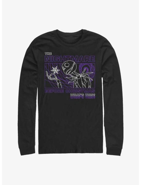 Long Sleeves Disney The Nightmare Before Christmas What's This Long-Sleeve T-Shirt Guys