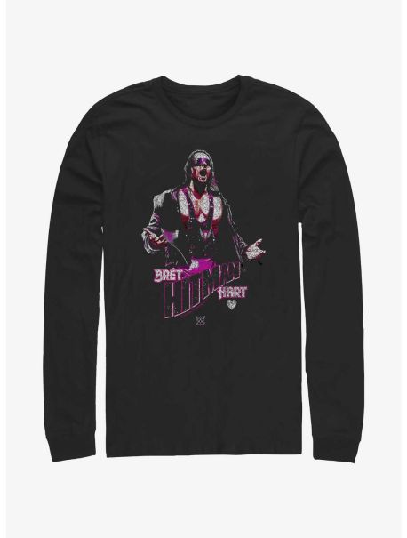 Long Sleeves Guys Wwe Bret Hitman Hart Long-Sleeve T-Shirt