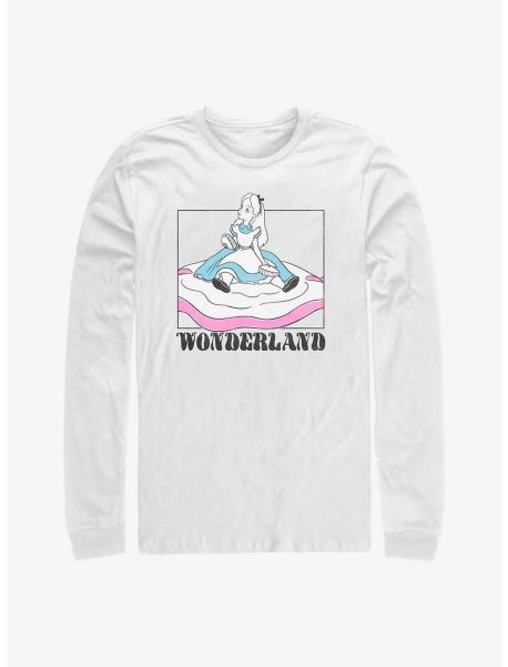 Disney Alice In Wonderland Soft Pop Wonderland Long-Sleeve T-Shirt Long Sleeves Guys