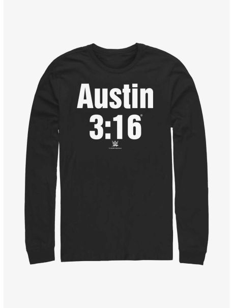 Long Sleeves Wwe Austin 3:16 Long-Sleeve T-Shirt Guys