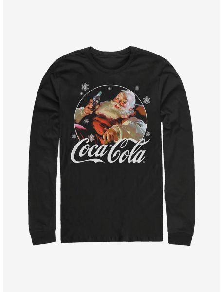 Coke Coca-Cola Santa Long-Sleeve T-Shirt Long Sleeves Guys