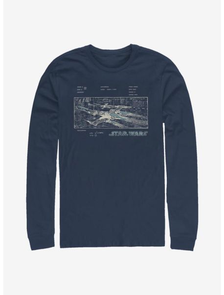 Star Wars Concept Plate Long-Sleeve T-Shirt Guys Long Sleeves