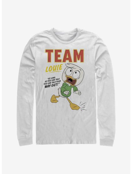 Long Sleeves Disney Ducktales Team Louie Long-Sleeve T-Shirt Guys