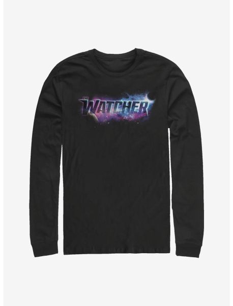 Guys Long Sleeves Marvel What If...? The Watcher Galaxy Long-Sleeve T-Shirt