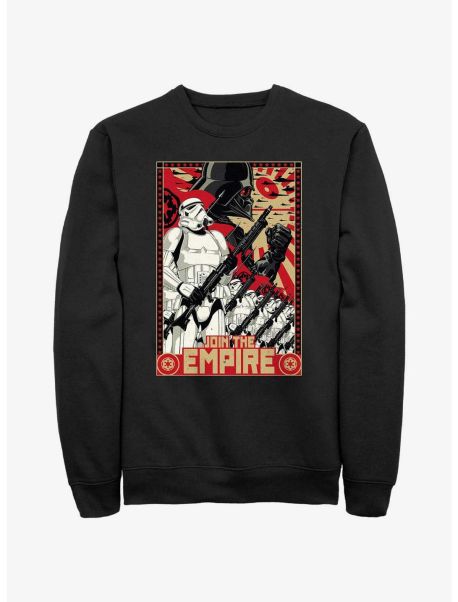 Star Wars Join The Empire Propaganda Sweatshirt Guys Sweatshirts