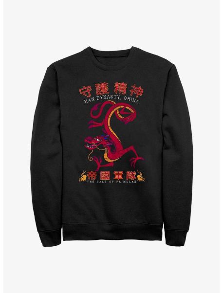 Disney Mulan Mushu Dragon Sweatshirt Sweatshirts Guys