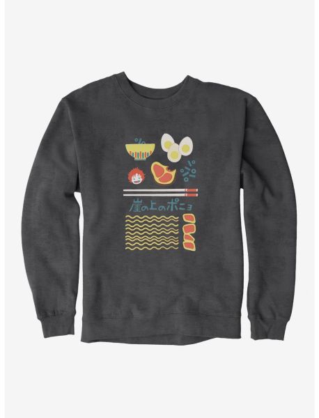 Studio Ghibli Ponyo Ramen Essentials Sweatshirt Guys Sweatshirts