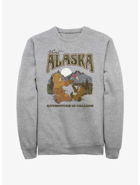 Sweatshirts Guys Disney Brother Bear Visit Alaska Adventure Is Calling Sweatshirt