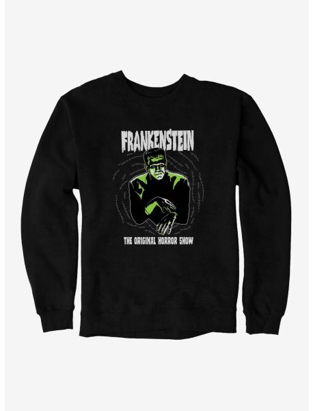 Universal Monsters Frankenstein The Original Horror Show Sweatshirt Guys Sweatshirts