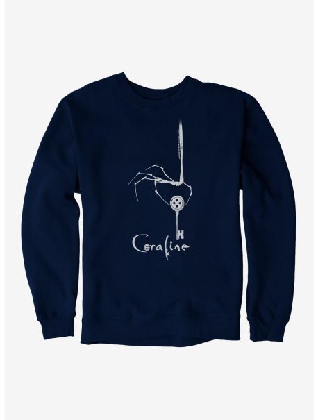 Sweatshirts Guys Coraline Skeleton Key Sweatshirt