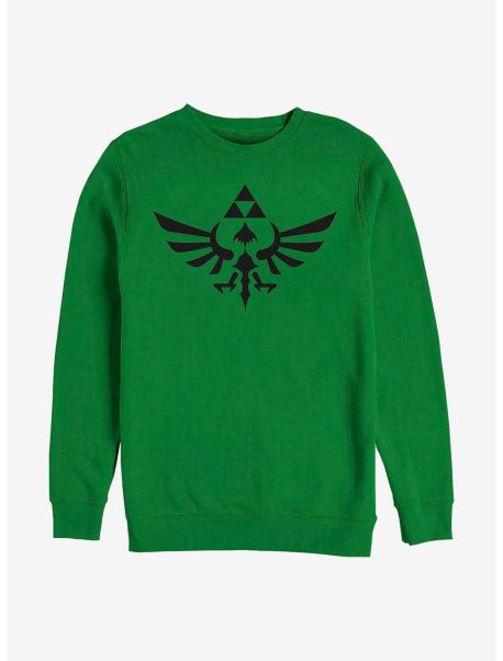 Sweatshirts Guys Nintendo Zelda Triumphant Triforce Crew Sweatshirt