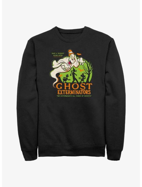 Disney100 Halloween Ghost Exterminators Sweatshirt Guys Sweatshirts