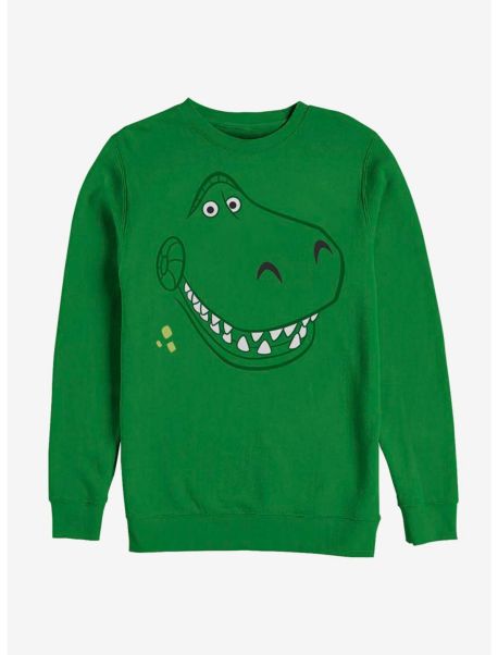 Disney Pixar Toy Story Rex Big Face Sweatshirt Sweatshirts Guys