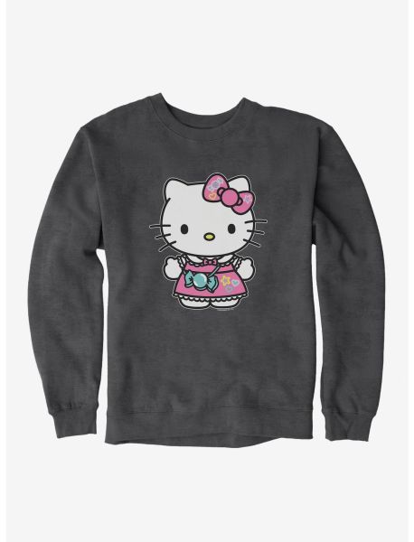 Guys Hello Kitty Sugar Rush Candy Purse Sweatshirt Sweatshirts