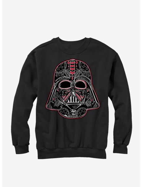 Guys Star Wars Sugar Skull Vader Sweatshirt Sweatshirts