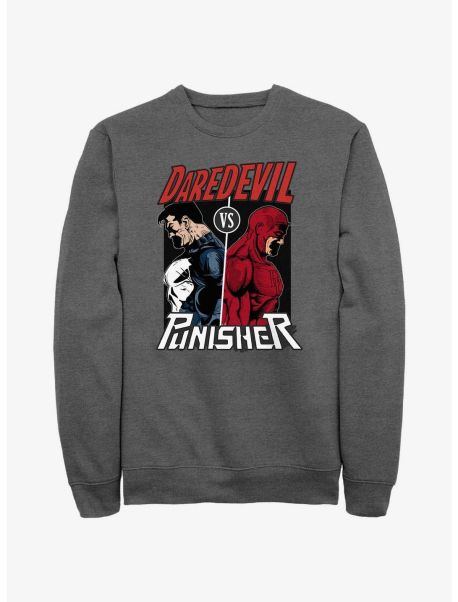 Sweatshirts Guys Marvel Punisher Vs. Daredevil Sweatshirt