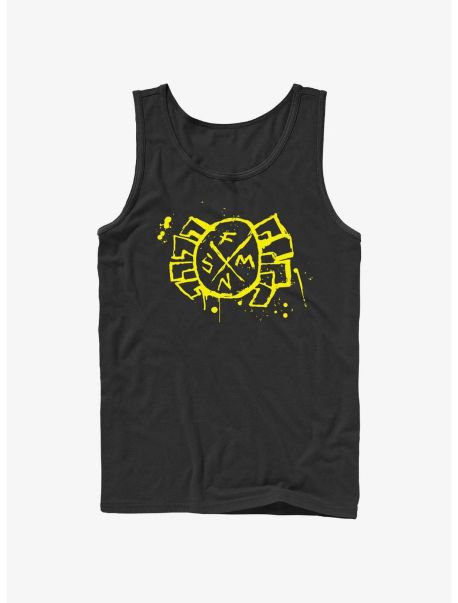 Marvel Spider-Man: Across The Spider-Verse Spider-Punk Friendly Neighborhood Spider-Man Icon Tank Tank Tops Guys