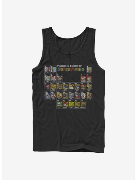 Super Mario Mushroom Table Tank Guys Tank Tops