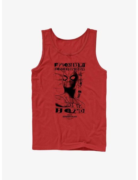 Guys Tank Tops Marvel Spider-Man: No Way Home Friendly Hero Tank