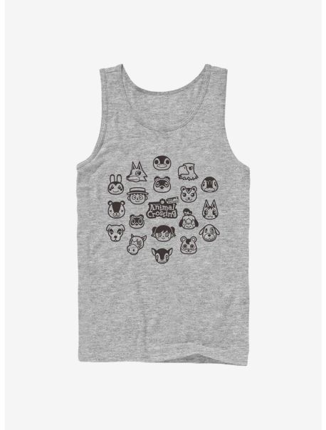 Animal Crossing New Horizons Group Tank Guys Tank Tops