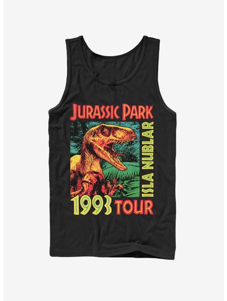 Tank Tops Guys Raptor '93 Isla Nublar Tour Tank