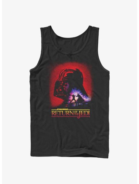 Star Wars Return Of The Jedi 40Th Anniversary Fated Duel Tank Guys Tank Tops