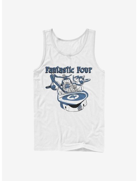 Marvel Fantastic Four Classic Four Tank Tank Tops Guys