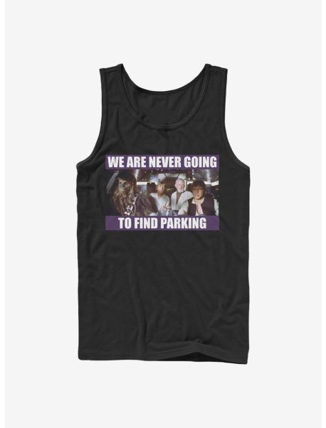 Tank Tops Star Wars Never Going To Find Parking Tank Guys