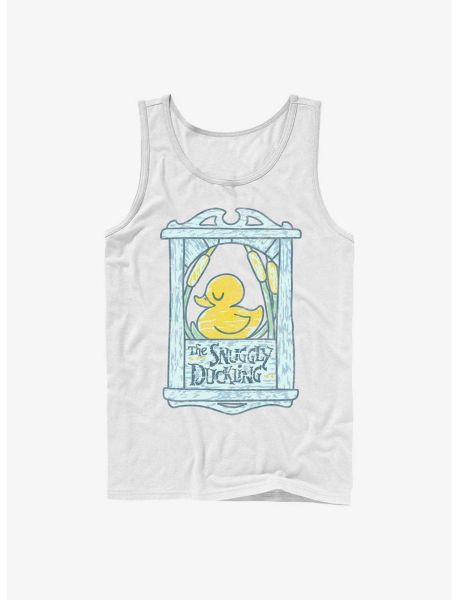 Guys Disney Tangled The Snuggly Duckling Tank Tank Tops
