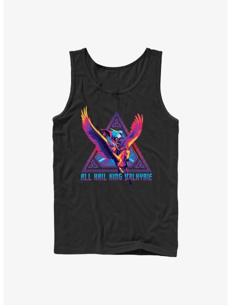Marvel Thor: Love And Thunder Valkyrie Triangle Badge Tank Tank Tops Guys