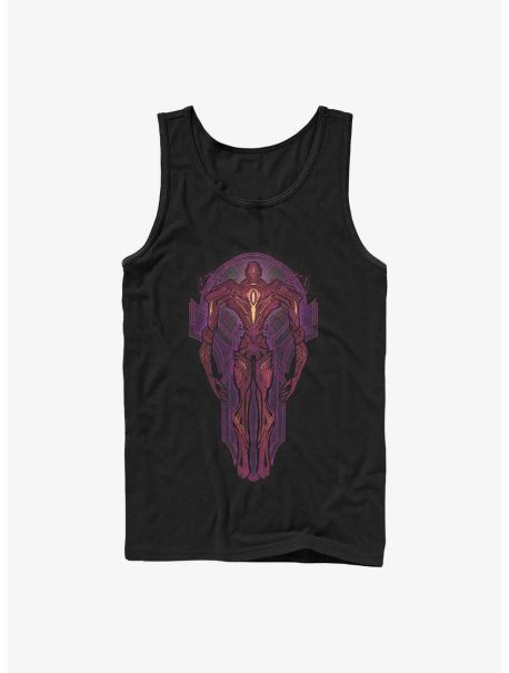 Guys Marvel Eternals Stained Glass Tank Tank Tops