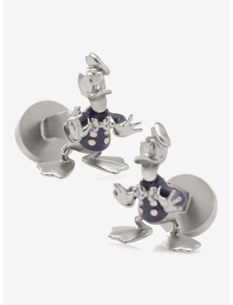 Guys Cufflinks Disney Donald Duck 100 3D Enamel Cufflinks