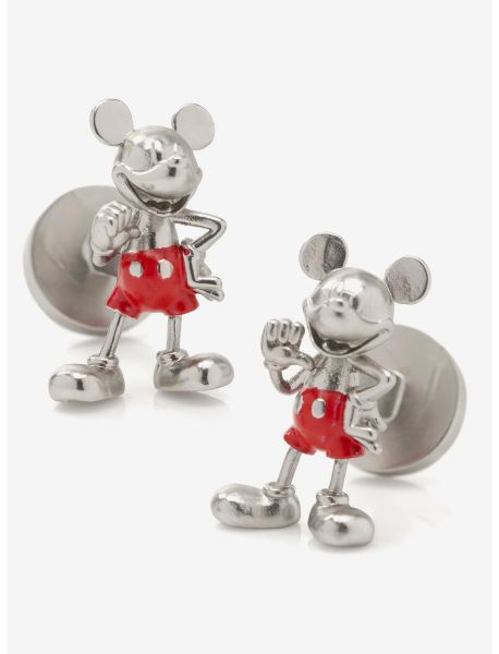 Cufflinks Disney Mickey Mouse Disney 100 Mickey Mouse 3D Enamel Cufflinks Guys
