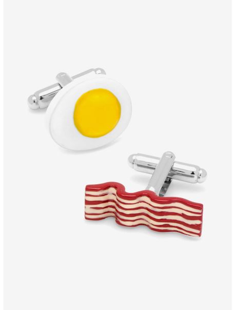 Cufflinks Bacon And Eggs Breakfast Cufflinks Guys