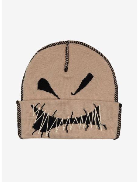 The Nightmare Before Christmas Oogie Boogie Stitch Beanie Guys Hats