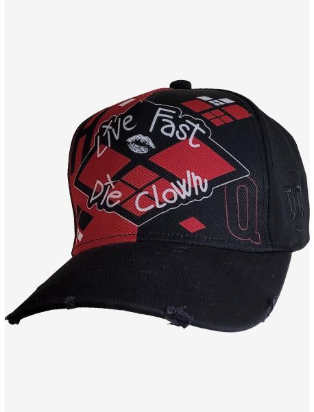 Guys Hats Dc Comics The Suicide Squad Harley Quinn Die Clown Baseball Cap