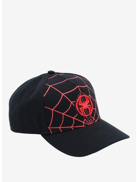 Marvel Spider-Man: Across The Spider-Verse Logo Snapback Hat Guys Hats