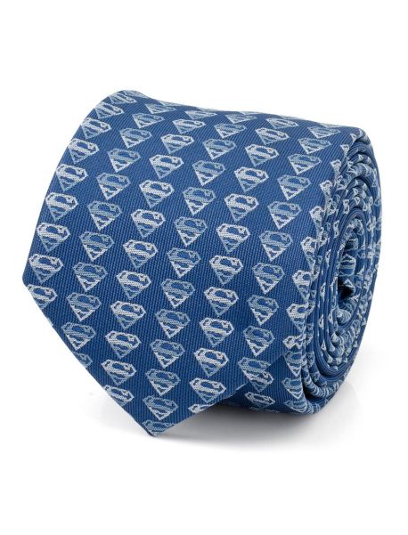 Ties Guys Dc Comics Superman Shield Multi Blue Men's Tie