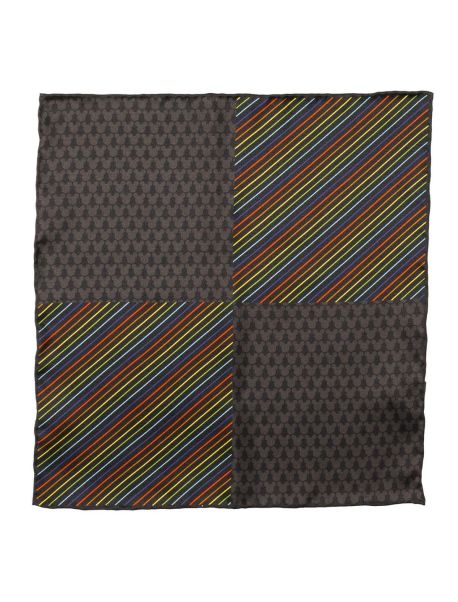 Disney Mickey Mouse Silhouette Rainbow Pocket Square Guys Ties