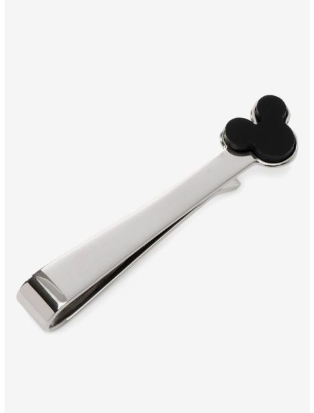 Ties Guys Disney Mickey Mouse Onyx Stainless Steel Tie Bar