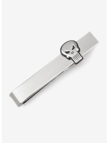 Marvel The Punisher Silver Tie Bar Ties Guys