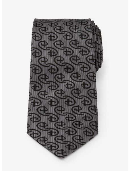 Disney Logo Gray Tie Guys Ties