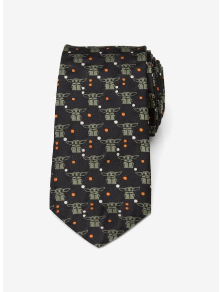 Guys Ties Star Wars The Mandalorian The Child Black Tie