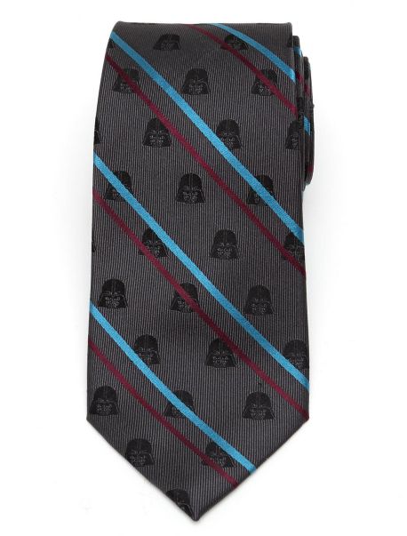 Guys Star Wars Darth Vader Black Striped Tie Ties