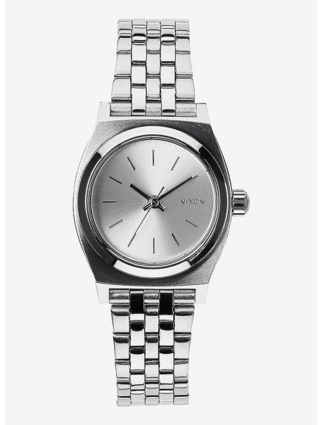 Small Time Teller All Silver Watch Guys Watches