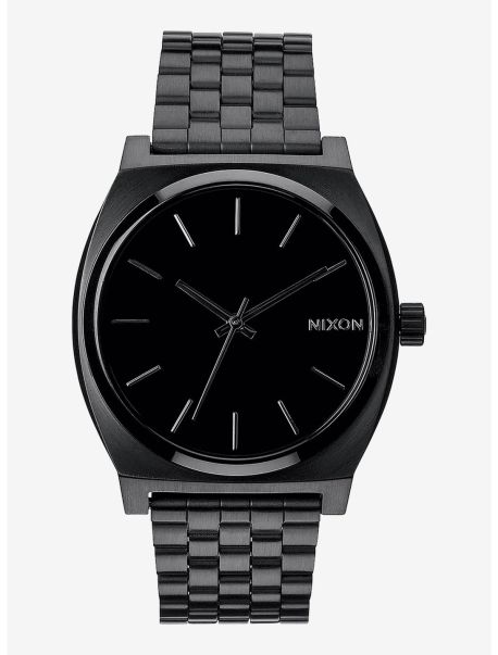 Watches Guys Nixon Time Teller All Black Watch