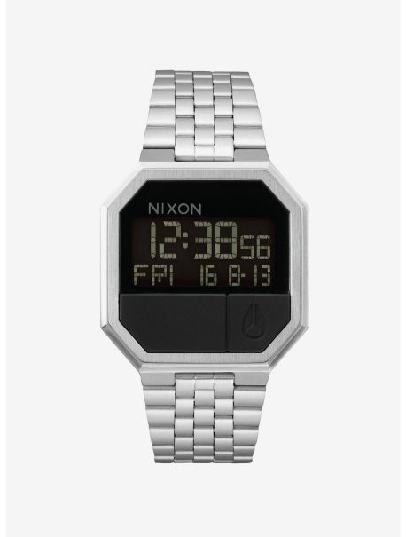 Watches Guys Nixon Re-Run Black Watch