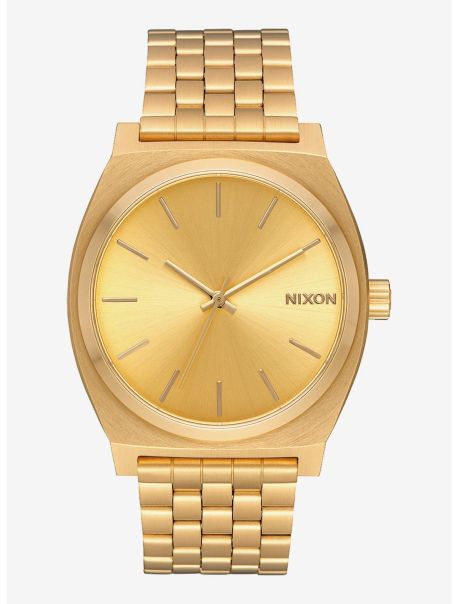 Nixon Time Teller All Gold Gold Watch Guys Watches