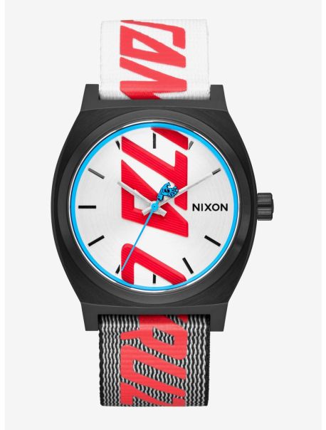 Nixon Santa Cruz Time Teller Black X Silver Watch Watches Guys