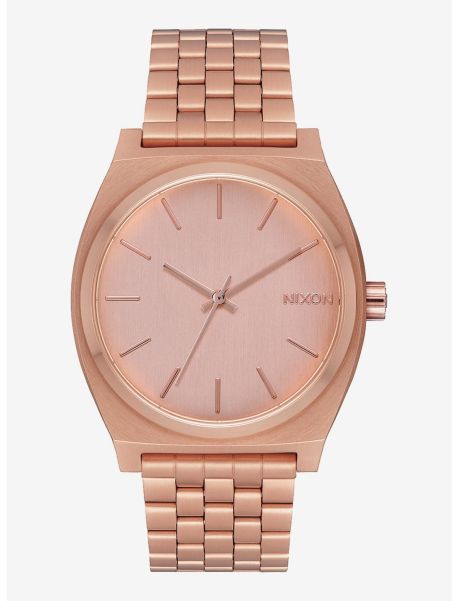 Watches Guys Nixon Time Teller All Rose Gold Watch